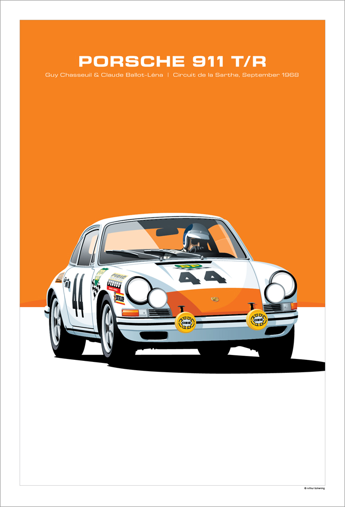 Porsche 911 TR Poster